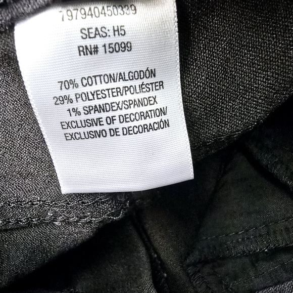 BONGO Juniors Side Lace Up Skinny Jeans, Black Wash- 1 Junior - Picture 6 of 10